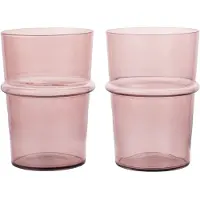 Ferm Living , Boya Juomalasi 2 kpl - Mauve
