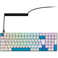 Sharkoon SGK50 S2, Tenkeyless (80–87 %), Langallinen & langaton, Langaton RF, Mekaaninen, QWERTZ, LED (4044951040865)