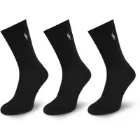 Ralph Lauren Cotton Blend-Sprt Crw 3Pk-Akl-3Pk - Black - ONE SIZE