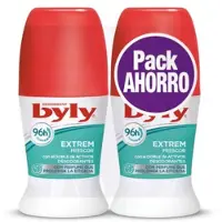 BYLY Extreme Freshness Roll-On Deodorantti - - Lote 2 x 50 ml