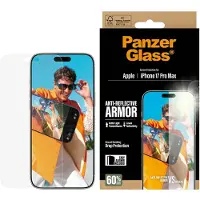 PanzerGlass iPhone 17 Pro Max -näytönsuoja, Anti-Reflective Armor