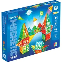 Geomag Tiles Gems Magneettirakennussarja, 60 osaa