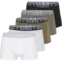 GUESS Bokserishortsit beige / meleerattu harmaa / oliivi / musta