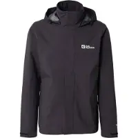 Jack Wolfskin Ulkoilutakki 'Trailtime 2l' musta / valkoinen