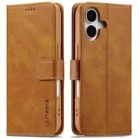 SKALO iPhone 17 LC.IMEEKE Premium PU-nahka Lompakkokotelo - Vaaleanruskea