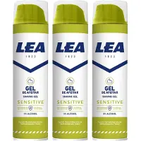 Lea Sensitive Shaving Gel 200 ml x 3