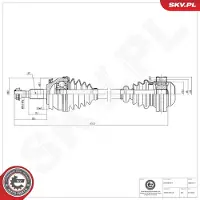 ESEN SKV Vetoakseli 40SKV101