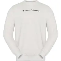 Sweet Protection Men's Logo Crew Light Grey Pitkähihaiset topit L