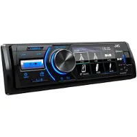 JVC KD-X561DBT, Musta, Sininen, 1 DIN, 180 W, 16 W, AAC, FLAC, MP3, WMA, BMP, JPEG, PNG (KDX561DBT)