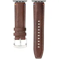 CaseOnline Nahkainen kellon ranneke Watch S10 (42mm) - Espresso Noir