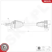 ESEN SKV Vetoakseli 40SKV282