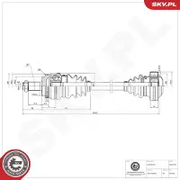 ESEN SKV Vetoakseli 40SKV042