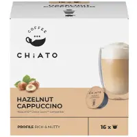 Chiato NESCAFÉ Dolce Gusto -koneisiin sopivat kahvikapselit Hazelnut Cappuccino, 16 kpl.