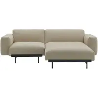 Muuto , In Situ 2-istuttava modulaarinen sohva Config 4 - Ecriture240/Musta