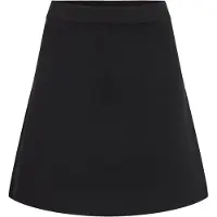 Vila Visway Short A-Line Knit Skirt - Black - L