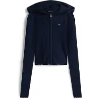 Tommy Hilfiger Tjw Essential Zipper Hood Cardi - Navy - S