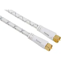 Hama 00122531 koaksiaalikaapeli, 5 m, valkoinen