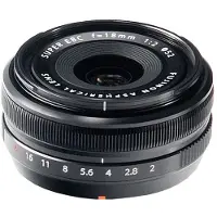 Fujifilm Fujinon XF 18 mm F2 R laajakulmaobjektiivi