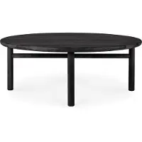 Ethnicraft , Quatro Sohvapöytä Ø95 cm Black