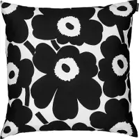 Marimekko Pieni Unikko Pillow.c 50X50Cm - Black - 50X50CM