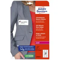 Avery Name Labels white silk