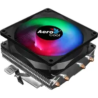 Aerocool PGS Air Frost 4, 90 mm RGB -prosessorijäähdytin, musta