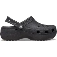 Crocs Classic Platform Glitter Clogw - Black - 36/37