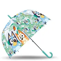 Kids BLUEY Läpinäkyvä sateenvarjo, 46 cm