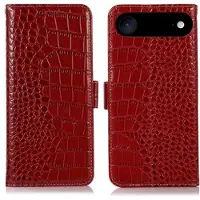 Mtp Products iPhone Air Crocodile Lompakkomallinen Nahkakotelo kanssa RFID - Punainen