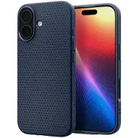 Spigen iPhone 17 Liquid Air TPU-kotelo - laivastonsininen