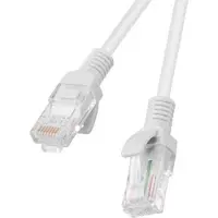 Lanberg PCU5-10CC-0025-S, 0,25 m, Cat5e, U/UTP (UTP), RJ-45, RJ-45, Harmaa