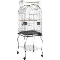 Trekker lintuhäkki 51x51x139 cm musta
