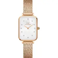 Daniel Wellington Quadro Pressed Piano Lumine Rose Gold MOP White DW00100578
