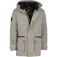 Superdry for man. M5011754A Quilted parka City grey (S), Casual, Polyester