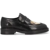 Alpe for woman. 533166 Chester loafers in black leather (39), Flat, None, Casual
