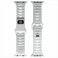 Evelatus Älykello Watch 42/44/45 Sport kello silikonirannekkeella, valkoinen