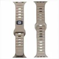 Evelatus Älykello Watch 42 / 44 / 45 Sport silikoninen ranneke, hiekansävyinen, harmaa