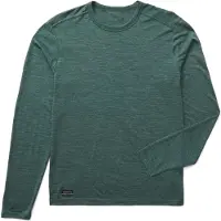 Saucony Peregrine Merino Long Sleeve M Pine Heather - S