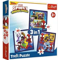 Trefl SPIDEY Palapelisetti 3 in 1