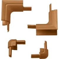 D-Line Adapter Kit 30x15mm Oak colored