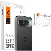 Spigen Optik EZ Fit, Google, Pixel 10 Pro XL, Pölynkestävä, Naarmuuntumisenkestävä, Läpinäkyvä, 2 kpl