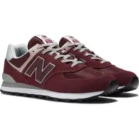 New Balance for man. ML574V3 Trainers 574 maroon (41.5), Flat, Laces, Casual