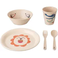 Koziol - Very Very At Home lastenastiasto 4 osaa beige