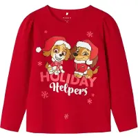 Name it Nmfsasa Paw Ls Top Cplg - Red - 98