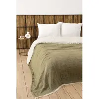 Dc Home päiväpeite Muslin Age Green, 170 x 250 cm