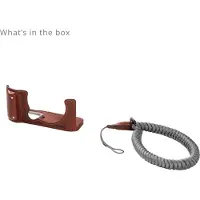 SmallRig 4880 Camera Leather Half Case Kit For Fujifilm X-M5 Brown pokkarilaukku/kotelo