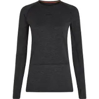 Icebreaker Women's Merino 260 ZoneKnit Long Sleeve Crewe Jet Hthr Kerrasto yläosat S