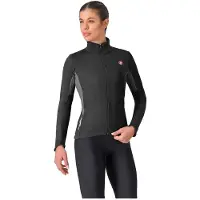 Castelli Entrata 2 -pyöräilytakki Light Black/Dark Gray naiset