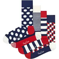 Happy socks 4 pakkaus Stripe Socks Gift Box