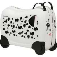 Samsonite Dream2go, vaunu, kovakuorinen, valkoinen, Puppy P., ohjaamo, 4 pyörää